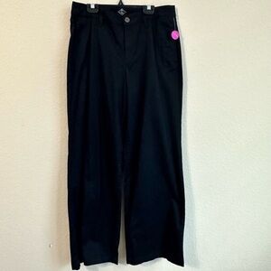 St. John's Bay Pants Black Straight Leg High
Waisted Classic Career Trendy NWT